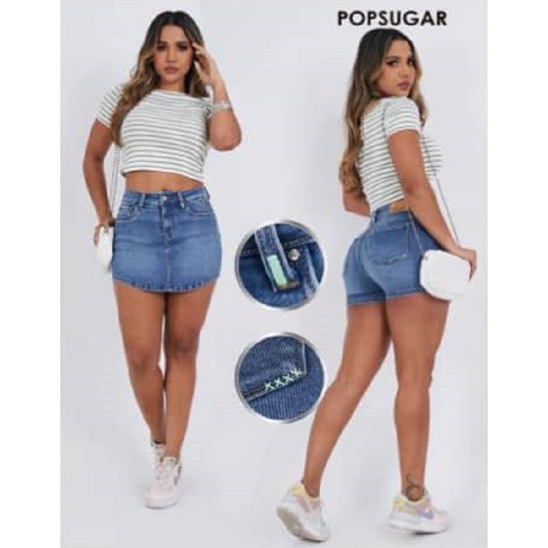 Falda-Shorts Pop Sugar Mod. 05249-48541 con Adornos
