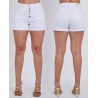 Shorts Most wanted Mod. 10198-48723 Blanco y Botones